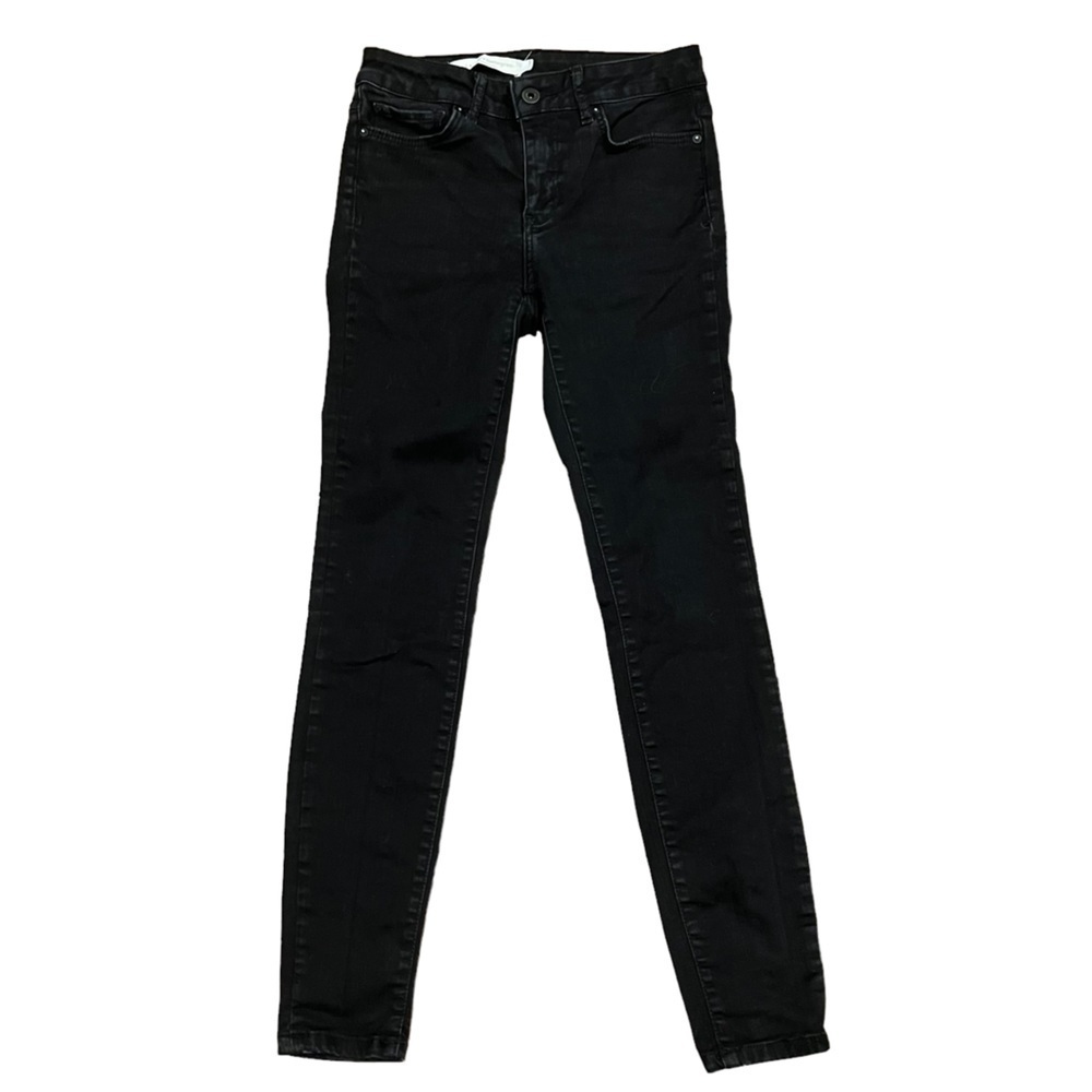 Pilcro & The Letterpress Black Skinny Denim Jeans Size 24 Women’s